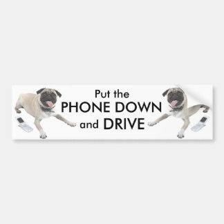 Autocollant De Voiture Pose Le Téléphone Et Lance