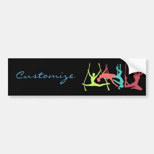 Autocollant De Voiture Poses de fitness aérien Thunder_Cove