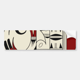 Autocollant De Voiture Poterie 01 de Hopi