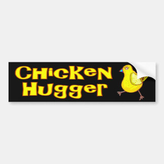 Autocollant De Voiture Poulet Hugger