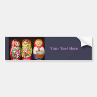 Poupées colorées de Matryoshka