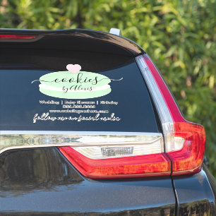 Autocollant de voiture pour entreprise de boulange