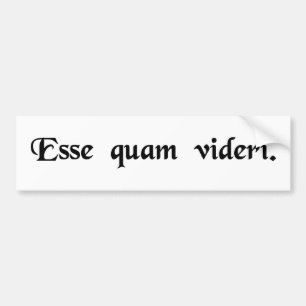 Autocollant De Voiture Pour être, plutôt que pour sembler