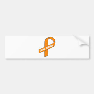 Autocollant De Voiture Pour mon frère (ruban orange)