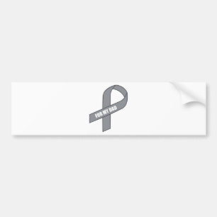 Autocollant De Voiture Pour mon ruban gris/argenté de papa (de