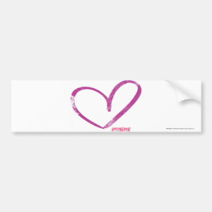 Autocollant De Voiture Pourpre d'OpenHeart