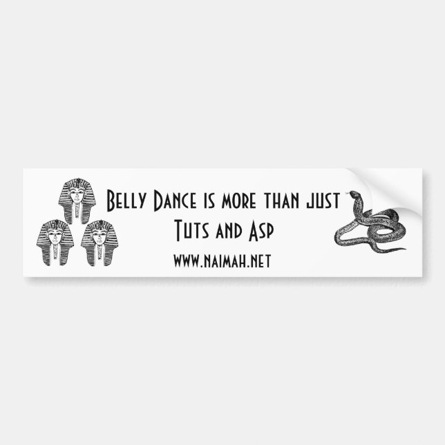 Autocollant De Voiture Pousse une exclamation désapprobatrice et adhésif (Devant)