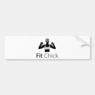 Autocollant De Voiture Poussin convenable avec Kettlebells