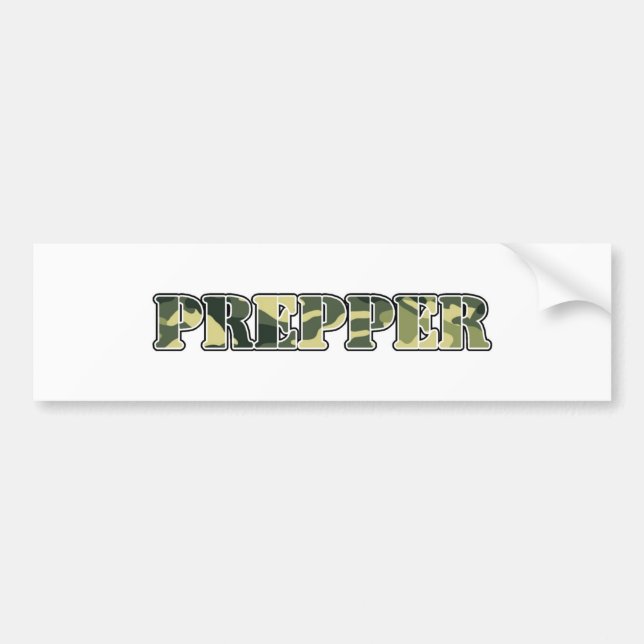 Autocollant De Voiture Prepper (Devant)