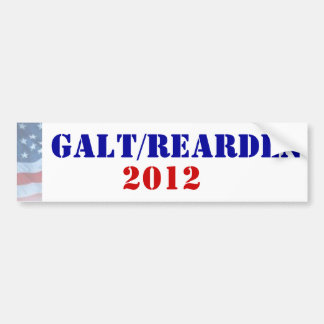 Autocollant De Voiture Président 2012 de Galt/Rearden