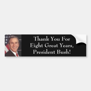 Autocollant De Voiture Président Bush