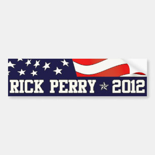 Autocollant De Voiture Président de Rick Perry en 2012