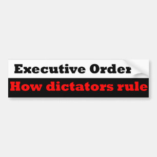 Autocollant De Voiture Président ou dictateur