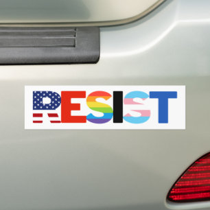 Autocollant De Voiture Pride LGBTQ Droits Trans Résistance progressiste T