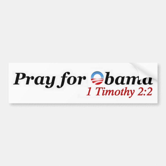 Autocollant De Voiture Priez pour Obama (Devant)
