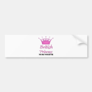 Autocollant De Voiture Princesse britannique