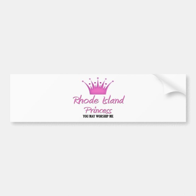 Autocollant De Voiture Princesse d'Île de Rhode (Devant)
