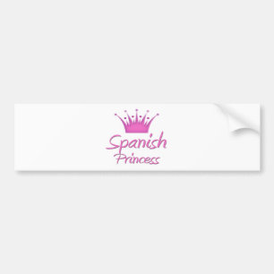 Autocollant De Voiture Princesse espagnole
