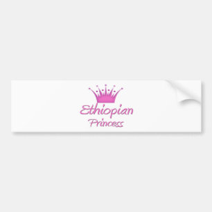 Autocollant De Voiture Princesse éthiopienne