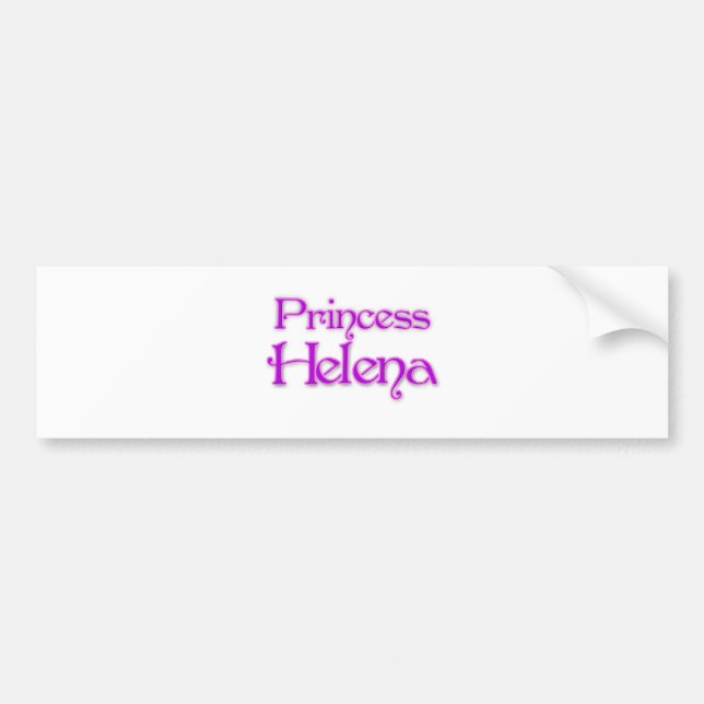Autocollant De Voiture Princesse Helena (Devant)