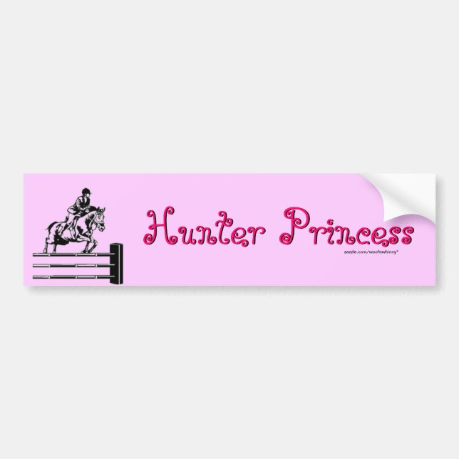 Autocollant De Voiture Princesse Hunter (Devant)