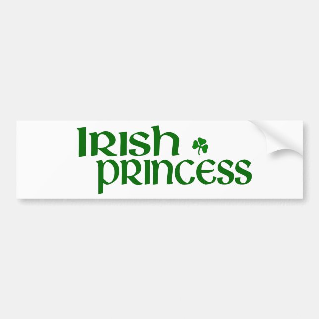 Autocollant De Voiture Princesse irlandaise (Devant)