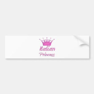 Autocollant De Voiture Princesse italienne