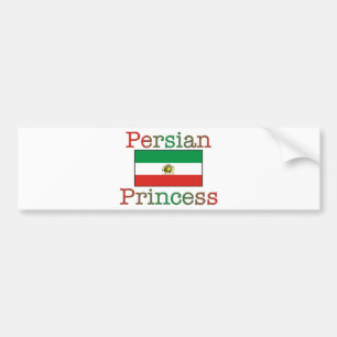 Autocollant De Voiture Princesse persane Flag