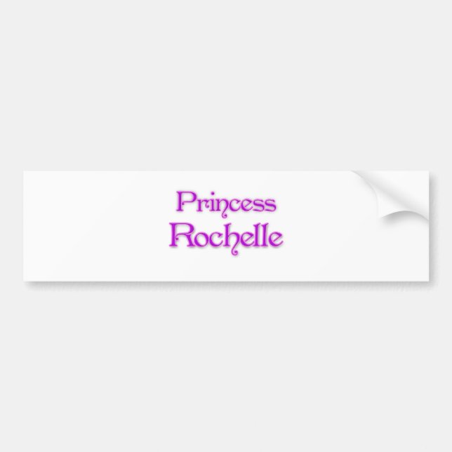Autocollant De Voiture Princesse Rochelle (Devant)