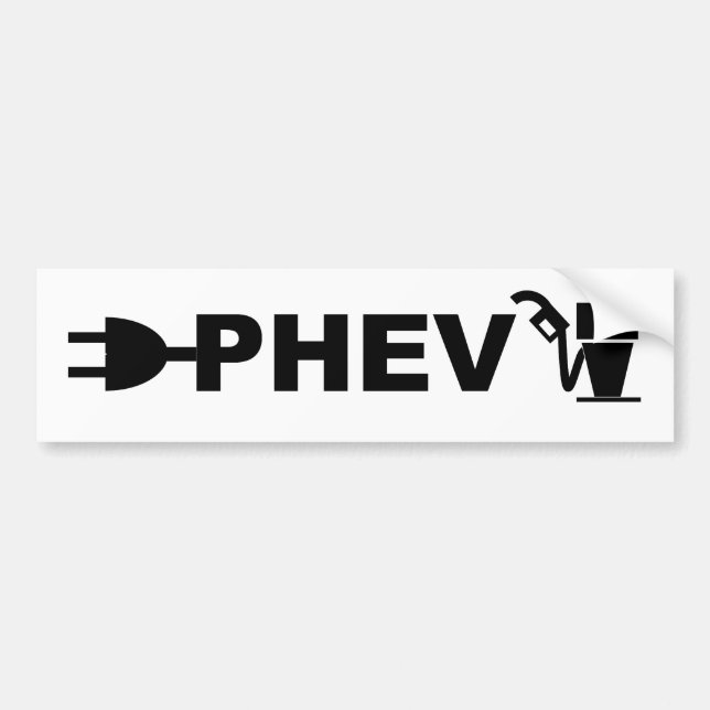 Autocollant De Voiture Prise et pompe de PHEV (Devant)