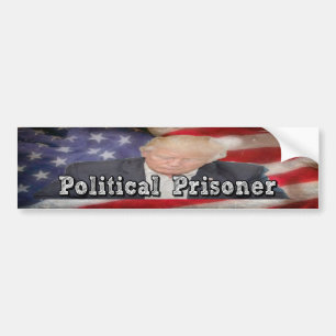 Autocollant De Voiture Prisonnier politique de Trump