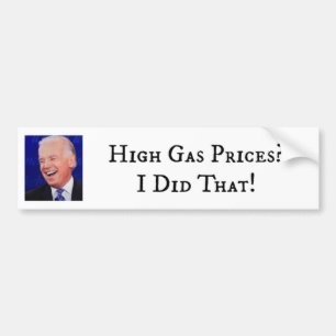 Autocollant De Voiture Prix du gaz élevés ?  Biden L'A Fait ! Auto-coll