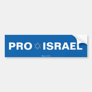 Autocollant De Voiture Pro adhésif pour pare-chocs de l'Israël