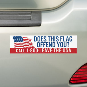 Autocollant De Voiture Pro-America Fait Ce Drapeau Vous Offenser