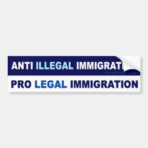 Autocollant De Voiture Pro LEGAL Immigration