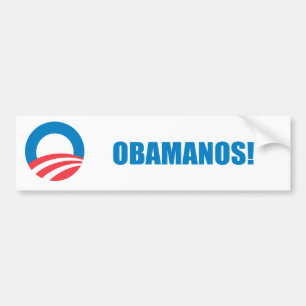 Autocollant De Voiture Pro-Obama - OBAMANOS (2)