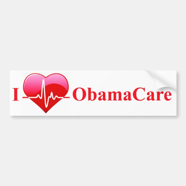 Autocollant De Voiture Pro-Obamacare marchandises (Devant)