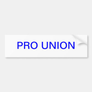 AUTOCOLLANT DE VOITURE PRO UNION