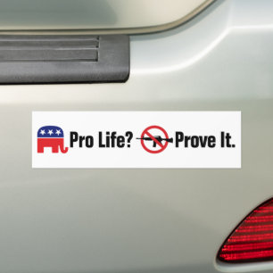 Autocollant De Voiture Pro Vie ? Prouvez-le - Interdisez les Armes d'Assa