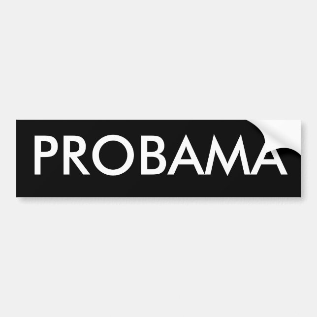 AUTOCOLLANT DE VOITURE PROBAMA (Devant)