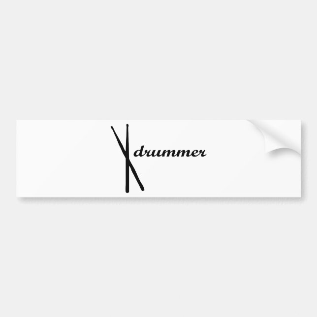 Autocollant De Voiture Produits de batteur ! (Devant)