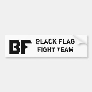 AUTOCOLLANT DE VOITURE PRODUITS DE MIXED MARTIAL ART DE DRAPEAU NOIR
