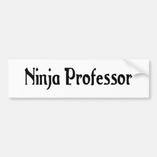 Autocollant De Voiture Professeur Sticker de Ninja