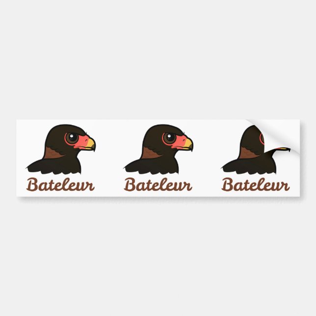 Autocollant De Voiture Profil de Bateleur (Devant)