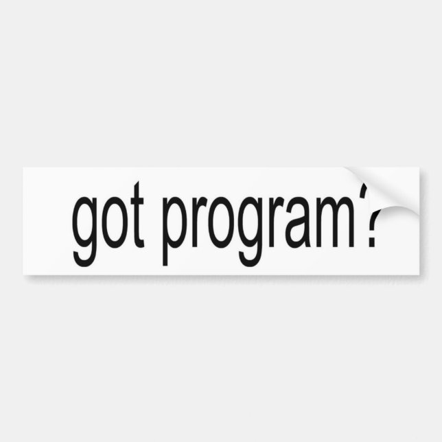 Autocollant De Voiture programme obtenu jjpeg étroit arial (Devant)