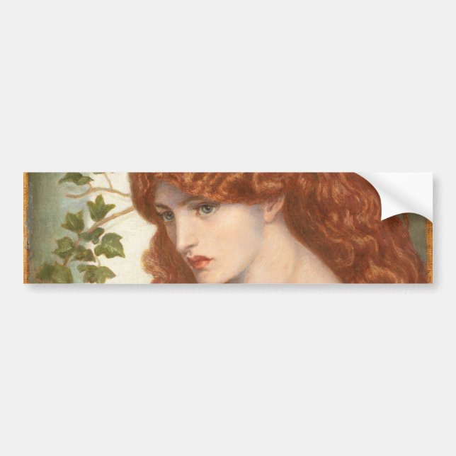 Autocollant De Voiture Proserpine par Dante Gabriel Rossetti (Devant)