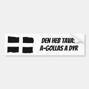 Autocollant De Voiture Protégez l'adhésif pour pare-chocs cornouaillais