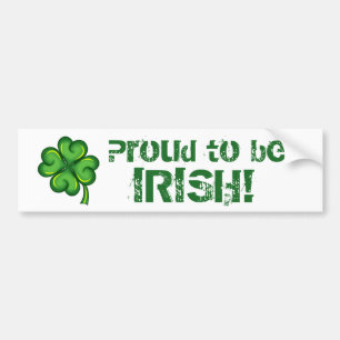 Autocollant De Voiture Proud to be Irish!