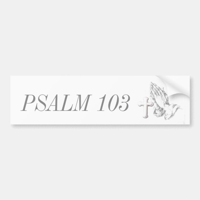 AUTOCOLLANT DE VOITURE PSALM 103 (Devant)