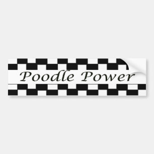 Autocollant De Voiture Puissance de caniche